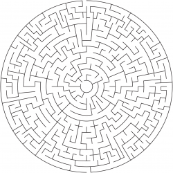 Circular maze